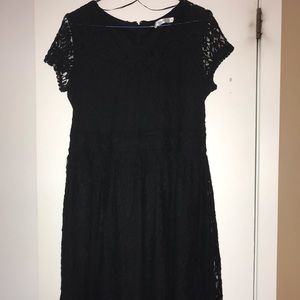 Ricki’s black lace dress with cap sleeves